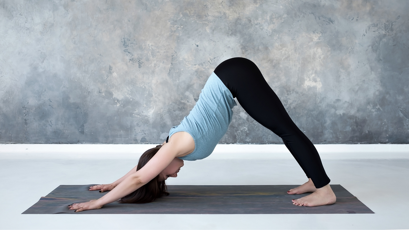 Downward-Facing Dog (Adho Mukha Svanasana)​​